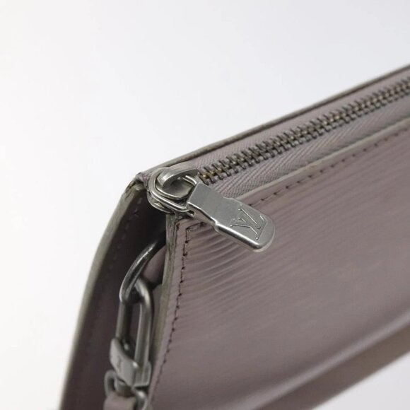 LOUIS VUITTON Epi Pochette Accessoires Accessory Pouch Lilac Auth - Picture 11 of 16